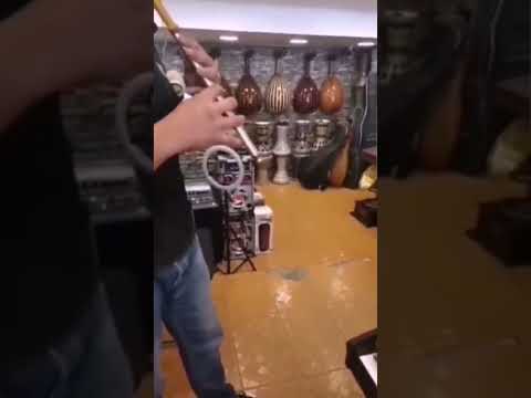 13.5" Aluminum Double-Pipe Flute Mejwez Yarghoul Traditional Arabic Musical