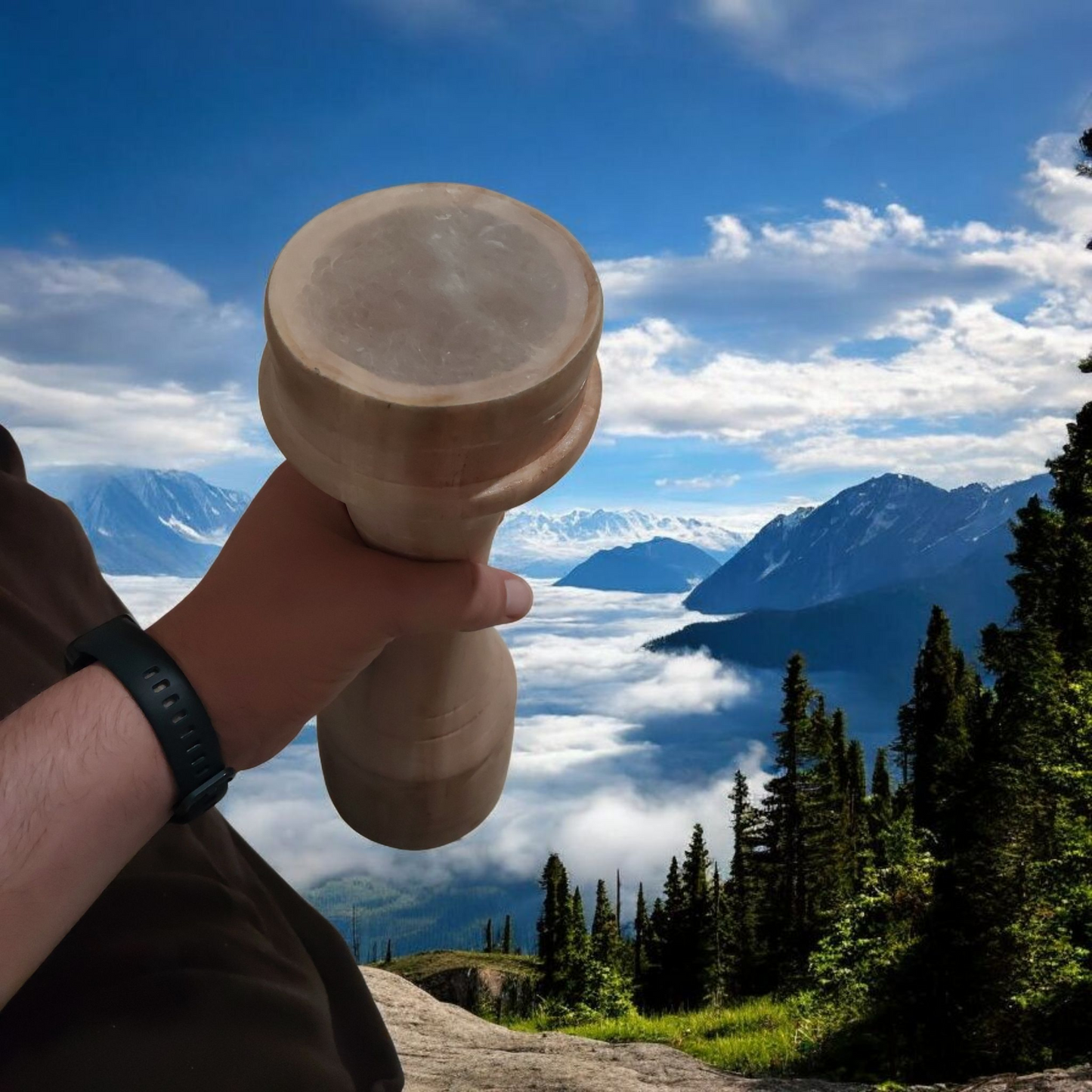 Authentic Kassour Iraqi Drum Handmade Traditional Percussion Goat Skin Shell