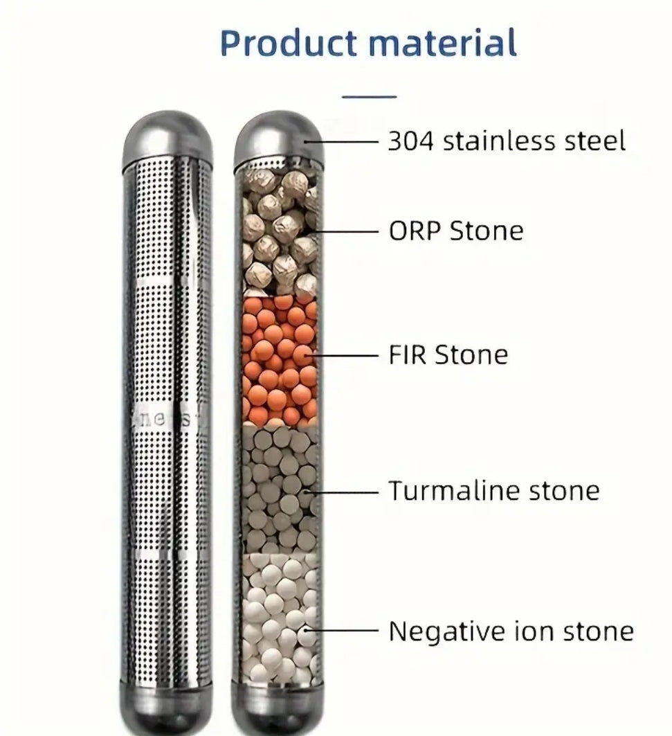 Portable Alkaline Hydrogen Water Stick Battery Free Instant pH Balance & Antioxidant Water
