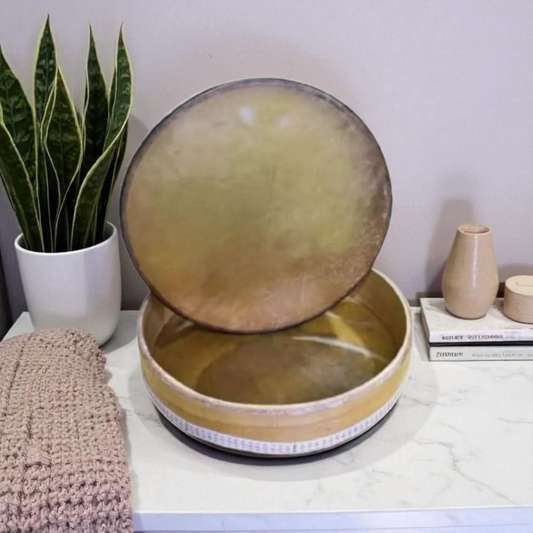 1PC Handmade Arabic Daf Drum Traditional Frame Drum Percussion Riq Instrument دف