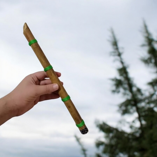 13" Traditional Arabic Nay bamboo wind Flute Pipe Wood Instrument