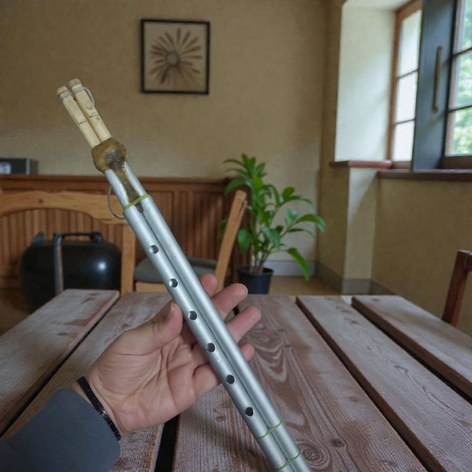 1PC Professional Stainless steel Yargoul Mijwiz Flute Authentic Sound