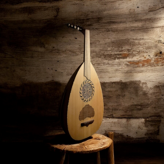 Professional Zeryab Damascus Style Oud Handmade Arabic Lute Instrument Premium Sound