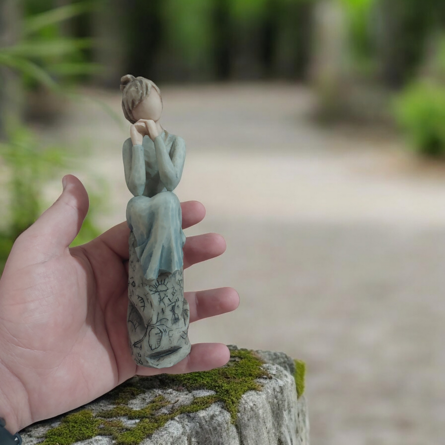 Willow Tree Patience Figurine Susan Lordi Angel Sculpture Gift Collectible Decor