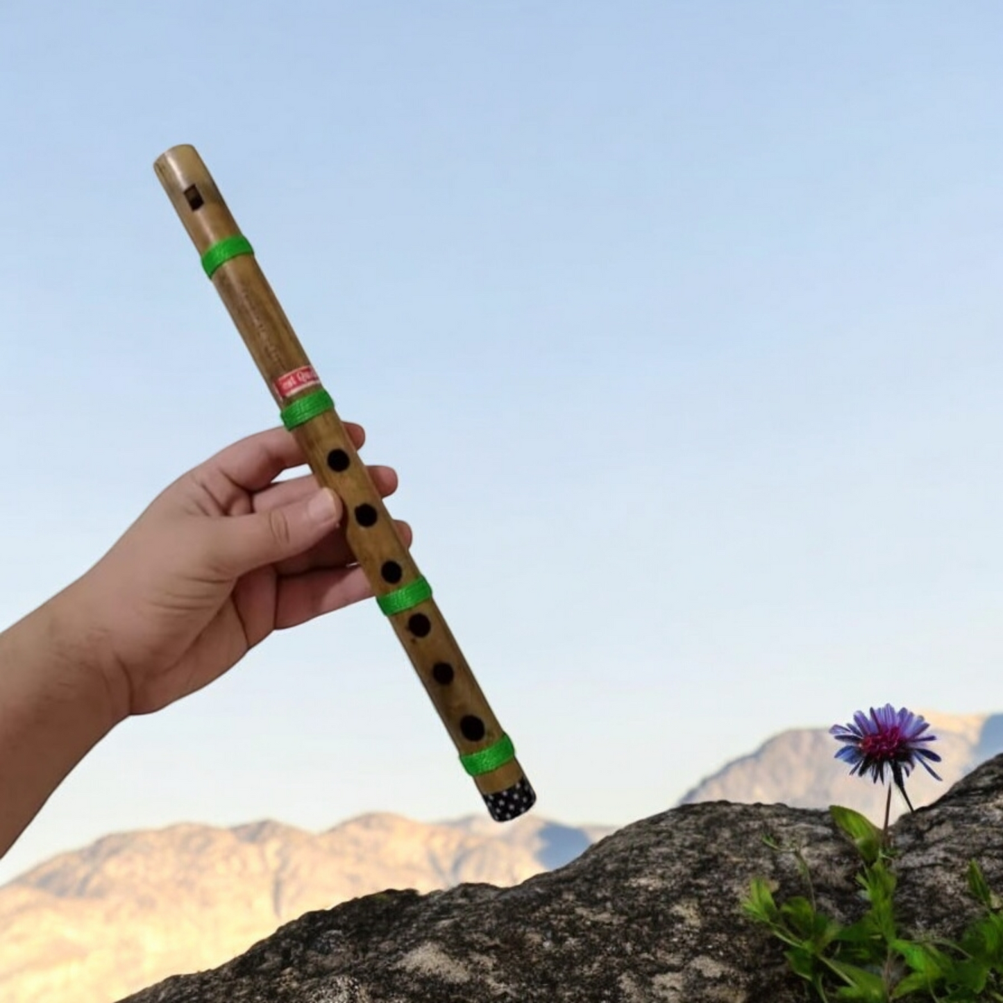 13" Traditional Arabic Nay bamboo wind Flute Pipe Wood Instrument