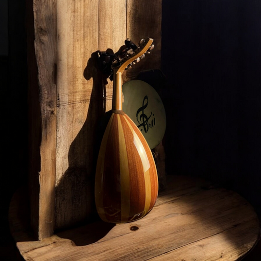 Professional Zeryab Damascus Style Oud Handmade Arabic Lute Instrument Premium Sound